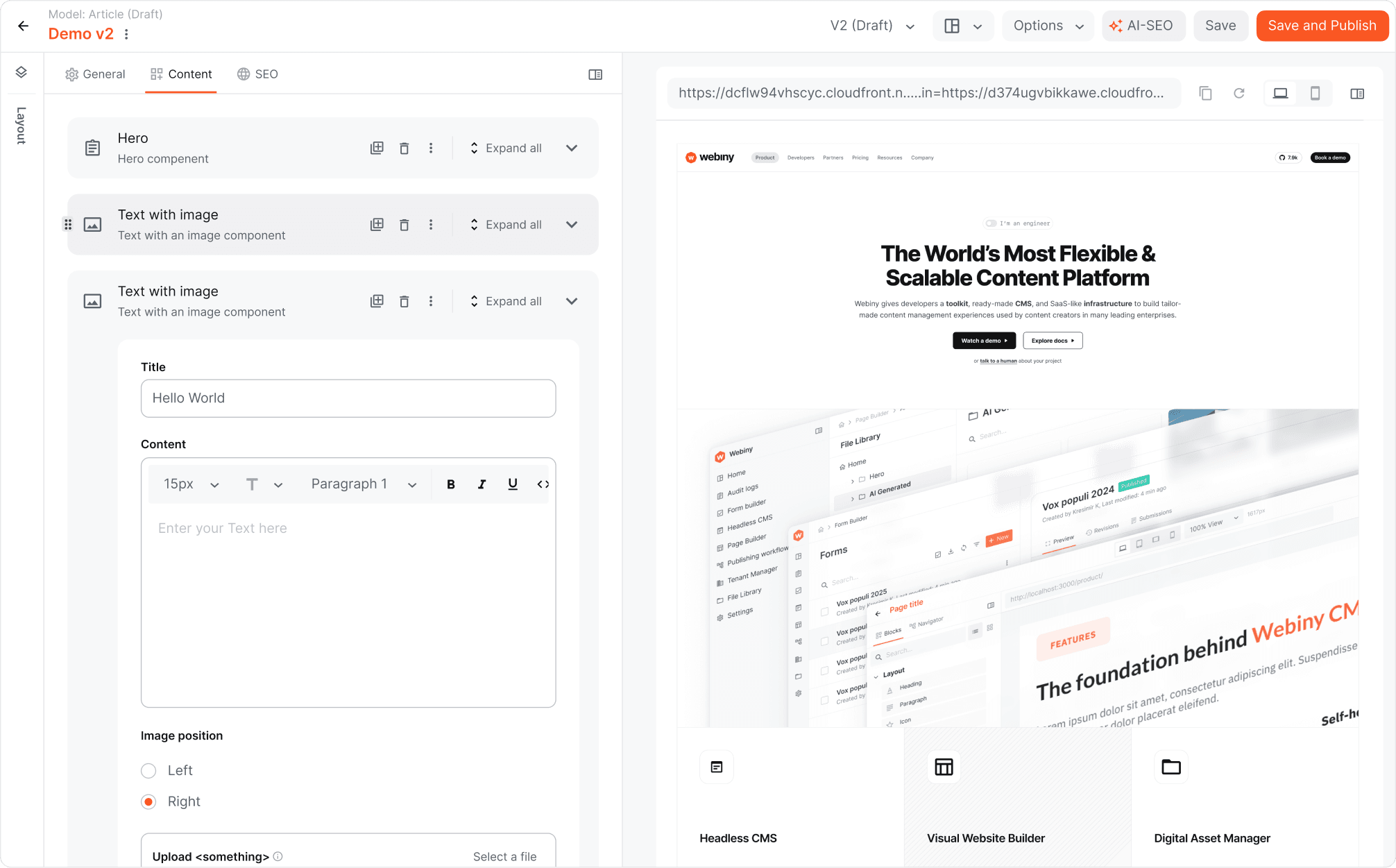 Webiny v6 - Headless CMS