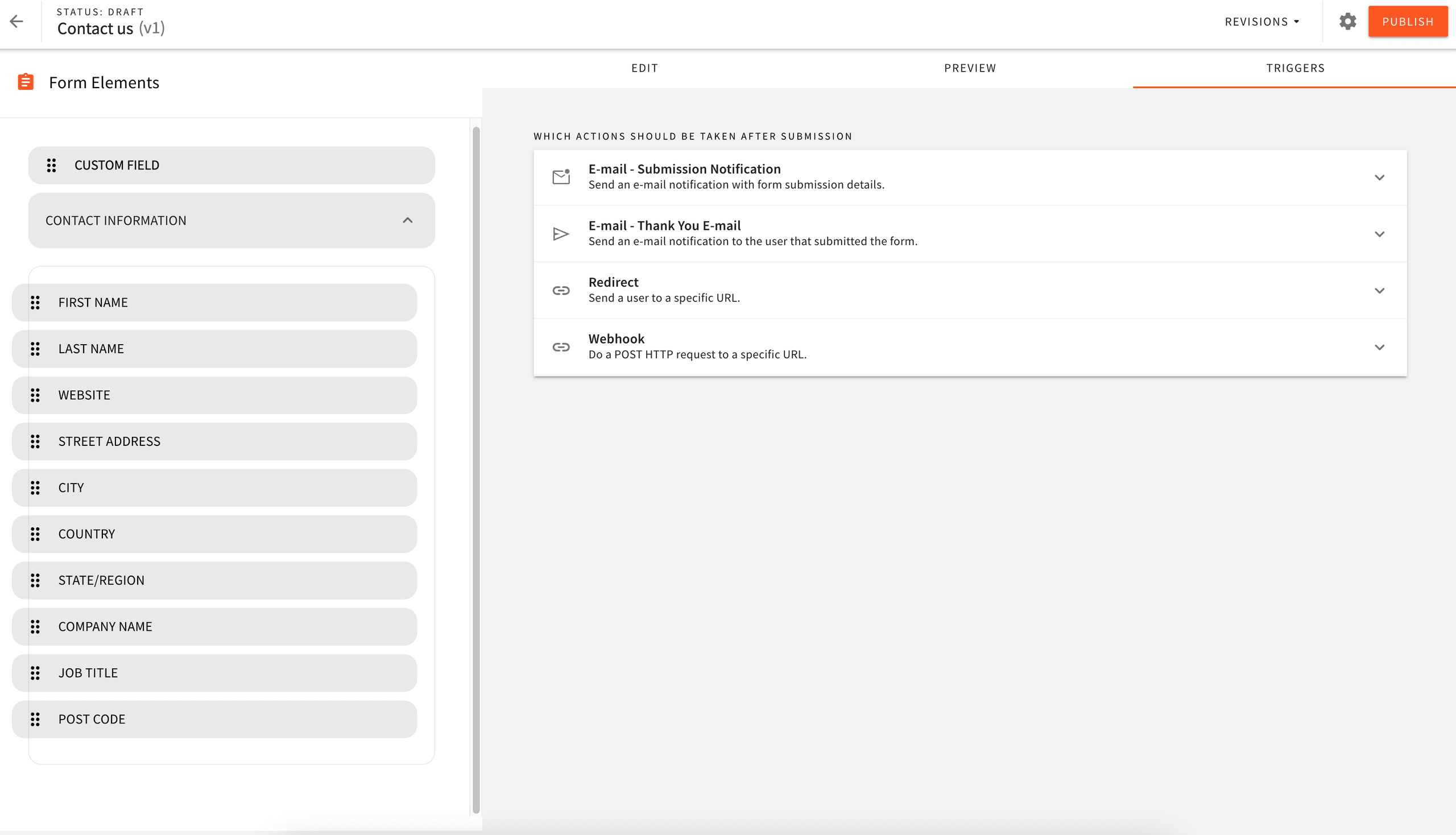 Form Builder Upgrade | Webiny