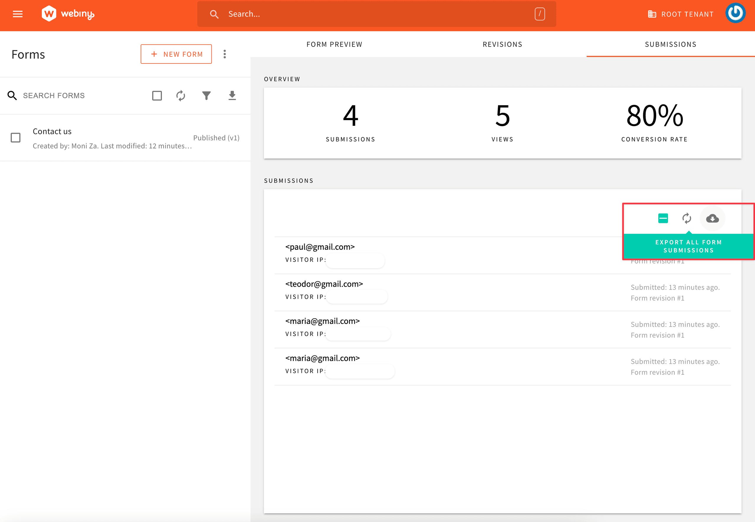 Form Builder Upgrade | Webiny