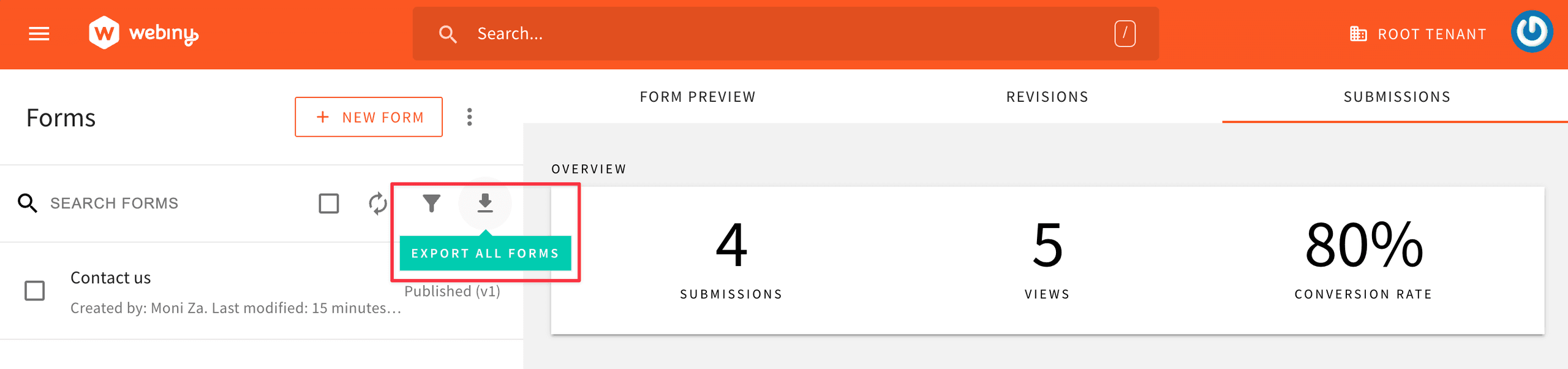 Form Builder Upgrade | Webiny