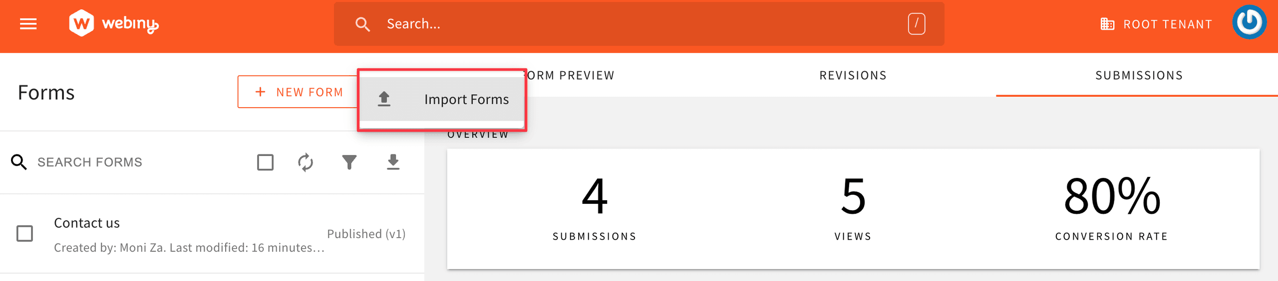 Form Builder Upgrade | Webiny