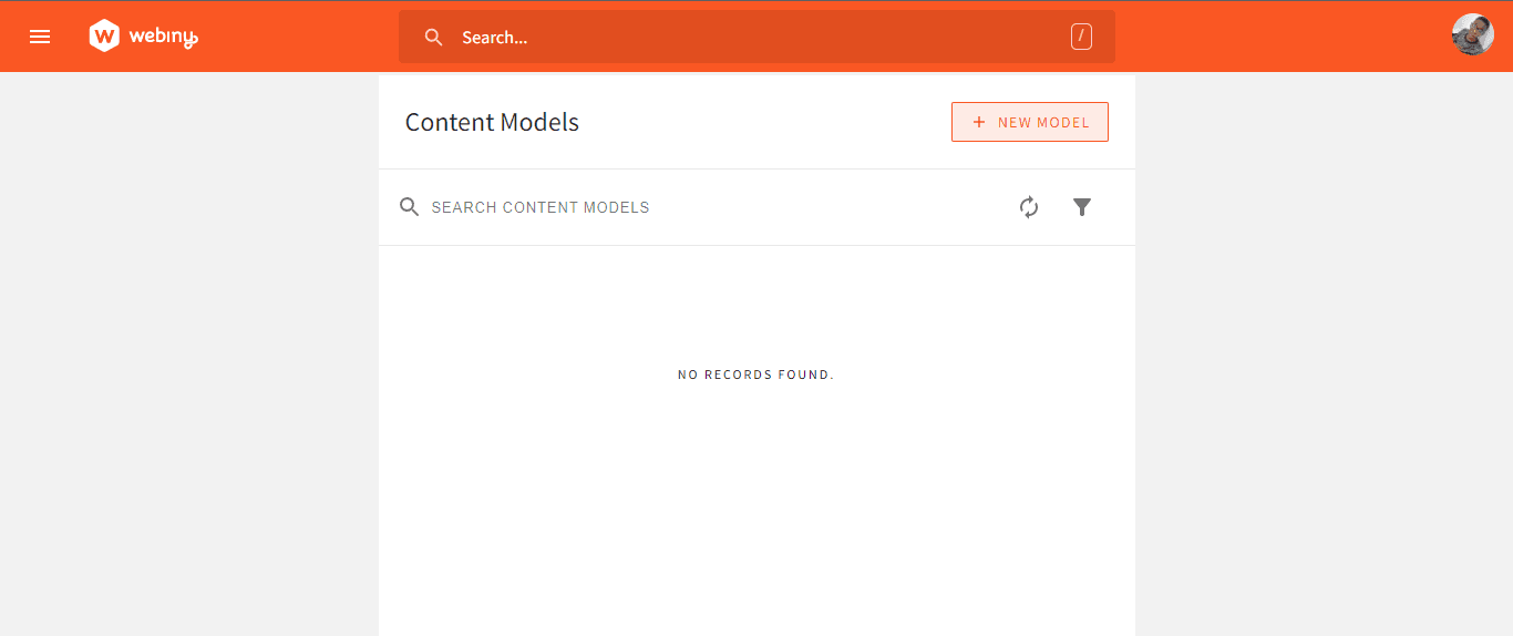 Creating a new model