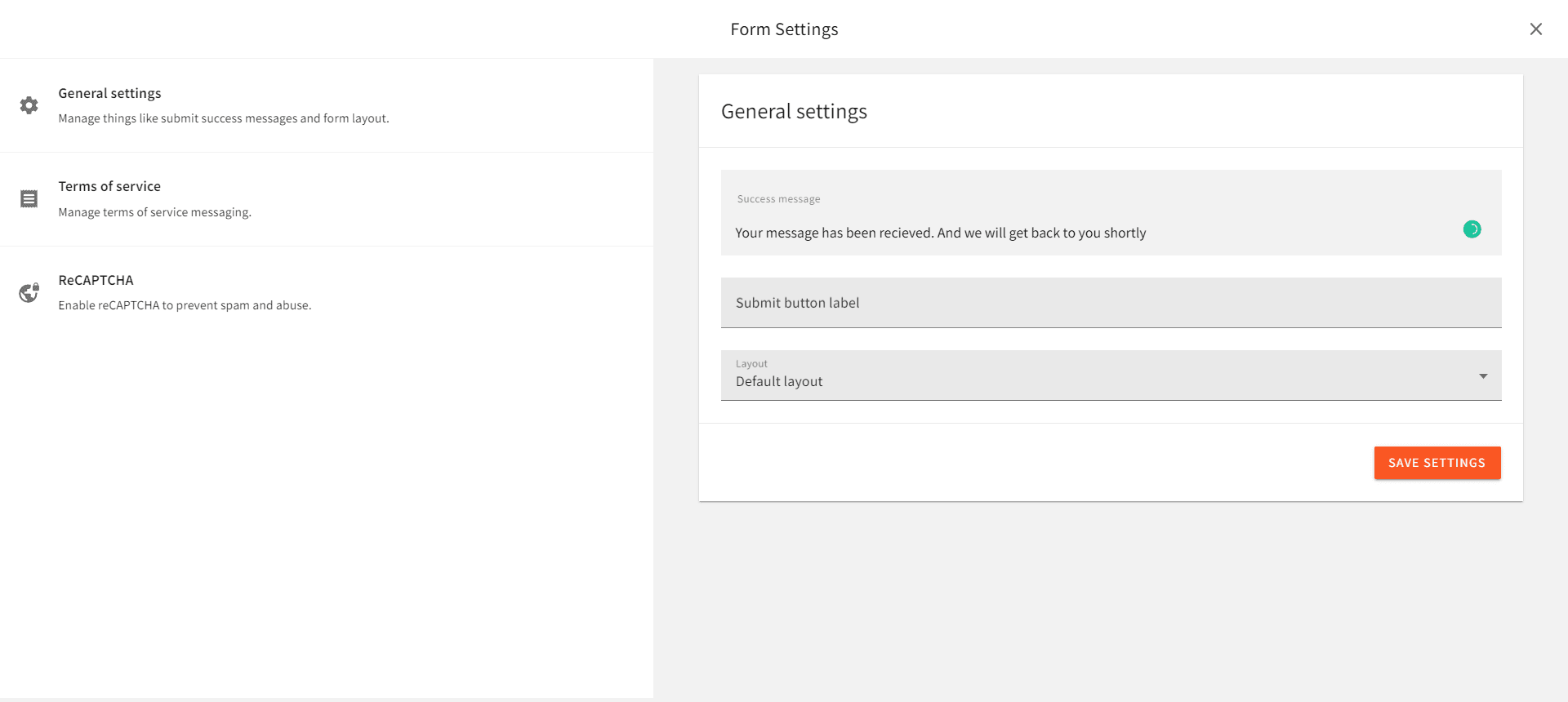 Custom message dialog