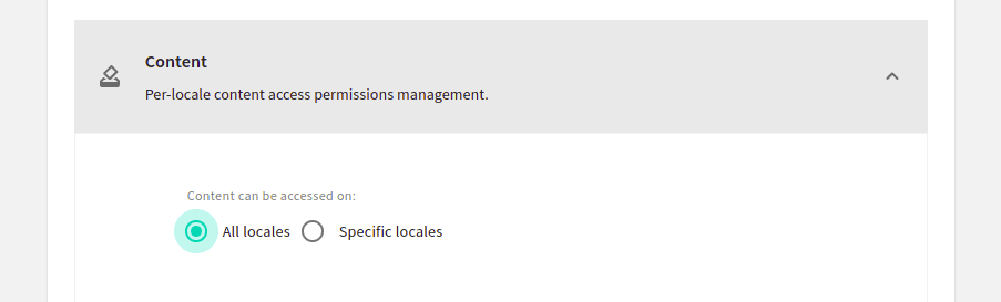 Authorising the API key for all locales