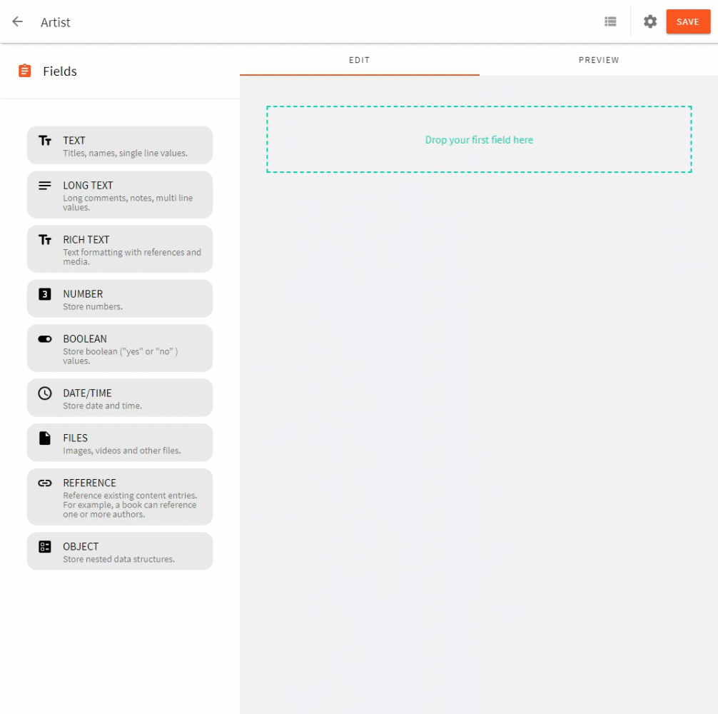 Headless CMS - Object Field Demo