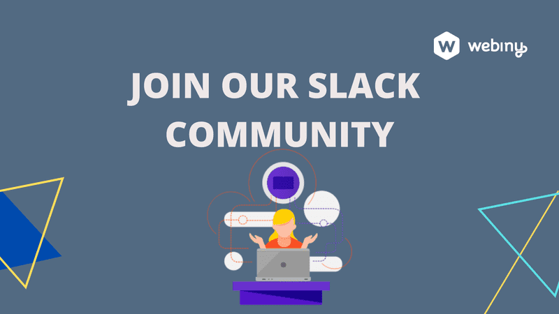 Join Webiny Slack
