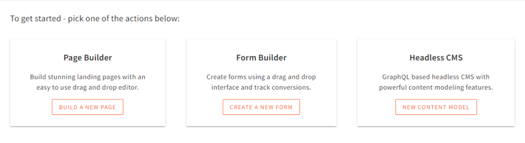 Create a content model