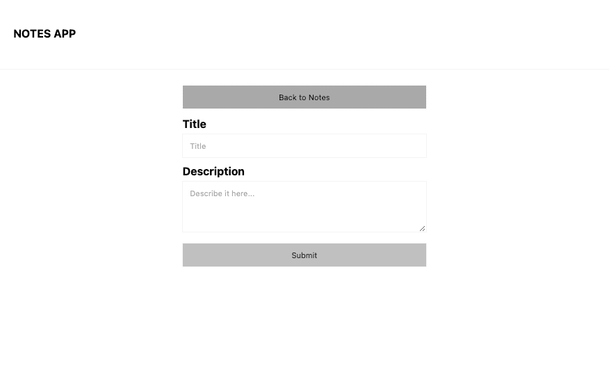 Creating a note using our Next.js app